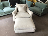 Couch & Co Armchair with Footstool