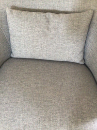 Swivel Arm Chair in Grey