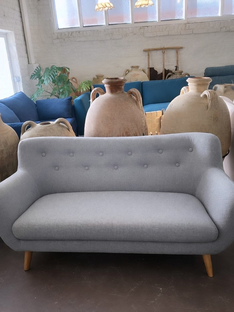 Siren Light Blue Two Seater Sofa