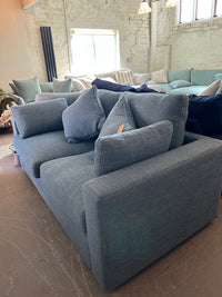Couch & Co Two Seater Sofa with Footstool